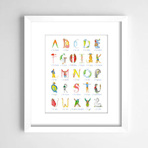 Alphabet - upper case - fine art prints and posters